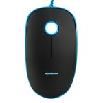 Rato MODECOM MC-M111 USB 1600 DPI Preto e Azul Ambidestro