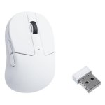 Mouse Keychron M4 wireless Bluetooth USB-C 30000 DPI bianco 6 pulsanti
