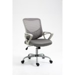 Chaise de bureau ACTIVEJET YK507 grise, dossier en maille