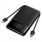 Power Bank Veger W1211A 10000 mAh 20 W Adaptable en avion Noir