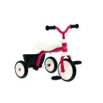 Triciclo Smoby Rookie Vermelho Estrutura Metal Rodas EVA 2 a 4 Anos