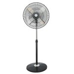 Ventilador de pie DCG Eltronic VE1655 B 60 W 3 velocidades con oscilación y altura ajustable