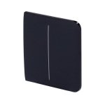 Interruptor Inteligente Ajax Sidebutton 2G Preto Com Fios Duplo Canal