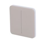 Interruptor inteligente Ajax SoloButton duplo, verde azeitona