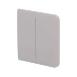Interruptor inteligente Ajax SideButton 2-gang olive