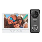 Videoportero Hikvision DS-KIS213(B) 7" HD 117° 4 hilos Visión nocturna