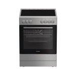 Cocina Indesit I6V5PMS 4 Zonas Cerámicas Horno 66 L Convección Plateada