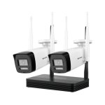 Kit de videovigilancia Hikvision 4 MP Visao noturna Audio bidirecional