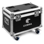 Flight Case BeamZ Professional FC4COBRA para 4 Cabezas Móviles Cobra