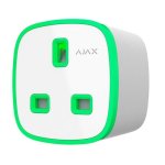Prise intelligente Ajax Socket verte Jeweller 3 kW avec suivi de consommation