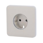 Placca Ajax SoloCover Ostra per presa intelligente Tipo F