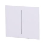 Panel táctil central Ajax AJ-CENTERBUTTON-2G-W-VERT para interruptor doble