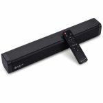 Soundbar Blugy Bluetooth 5.0 USB ottica compatta nera