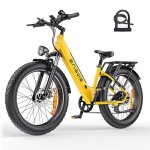 Vélo électrique ENGWE E26 ST 26" Fat Tire Jaune 48V 16Ah 250W 7 Vitesses