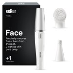 Depiladora facial Braun Face 810 inalámbrica 2 cabezales seco y húmedo