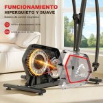 Bicicletta Ellittica HomeFitnessCode 10 kg volano 16 livelli resistenza