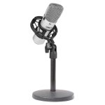 Micrófono Vonyx CM400 de condensador jack 3,5 mm/XLR con soporte