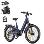 Bicicleta Eléctrica ENGWE E26 3.0 Pro 26" Azul Motor Central 250 W 100 Nm