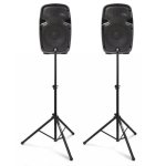Altavoces Vonyx SPJ-800A Activos 8" 2 x 100W con Soportes