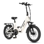 Velo electrique Vitilan U9 pliant 500 W 48 V 15 Ah blanc