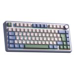 Teclado Aula F75 Gaming Mecánico Inalámbrico Hot-Swap RGB LEOBOG Reaper Verde Cedro