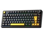 Tastatur Aula F75 Magnetisch Kompakt 75% Tri-Modus RGB PBT Thunder Black