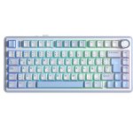Teclado Aula F75 Magnético Compacto 75% Tri-modo Bluetooth RGB Hot-Swap