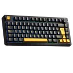 Teclado Mecánico Aula F75 Gaming Inalámbrico 75% RGB Thunder Black LEOBOG Reaper Gasket