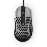 Mouse Niceboy ORYX M666 Daemon USB 10000 DPI Nero Grigio Gaming 6 Pulsanti