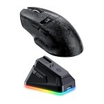 Ratón gaming Onikuma DM08 inalámbrico 24.000 DPI negro con base RGB
