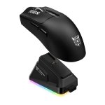 Mouse Onikuma DM10 Wireless 24000 DPI Nero con Display e Dock RGB