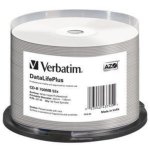 CD-R Verbatim DataLifePlus 700 Mo 52x imprimable, 50 pièces