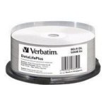 Discos Blu-ray BD-R Verbatim DataLifePlus 50 GB 6x 25 unidades Eje