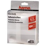 Etui de protection CD/DVD Hama Pack 100 Transparent PP
