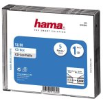 Boitier CD Slim Jewel Case Hama Transparent 1 disque