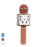Microphone karaoké Dam Electronics multifonction Bluetooth avec haut-parleur