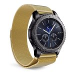 Bracelet de montre Dam Electronics acier inoxydable 18 mm magnétique doré
