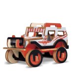 Puzzle 3D en bois Willy Tout-terrain 40 pieces
