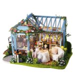 Maquette 3D Dam Electronics Maison de the de jardin aux roses 29x20x17,8 cm