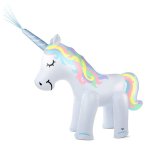 Licorne geante gonflable Dam Electronics arroseur corne 220x120 cm