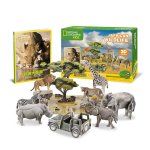 Puzzle 3D Dam Electronics Afrique Sauvage National Geographic 54,4 x 48 x 21,5 cm