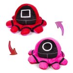 Pluche Dam Electronics Pau Squid 20 cm Omkeerbaar Twee Gezichten