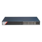 Switch Hikvision DS-3E1520HP-SI-16P2T2F 20 Portas PoE Gigabit