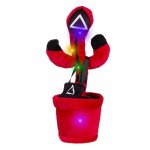 Peluche danseur Squid Dancing Led Mode effrayant Veilleur Triangle