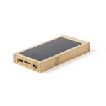 Power Bank Dam Electronics Bambú Qi 5W 10000 mAh Carga Solar 2 USB y 1 Tipo C