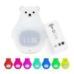 Réveil Dam Electronics ours polaire, veilleuse RGB et télécommande