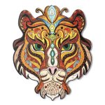 Puzzle Dam Electronics Silhouette Tigre A3