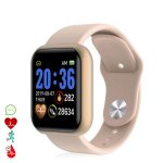 Bracelet d'activité Dam Electronics AK-Y68 Bluetooth, fréquence cardiaque et tension artérielle