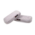 Conjunto almofadas reposabrazos Memory Foam Arozzi Velvet Grey