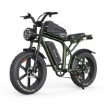 Bicicleta Eléctrica Jansno X8 Motor 750 W Batería 48 V 17 Ah 45 km/h Ruedas 20"